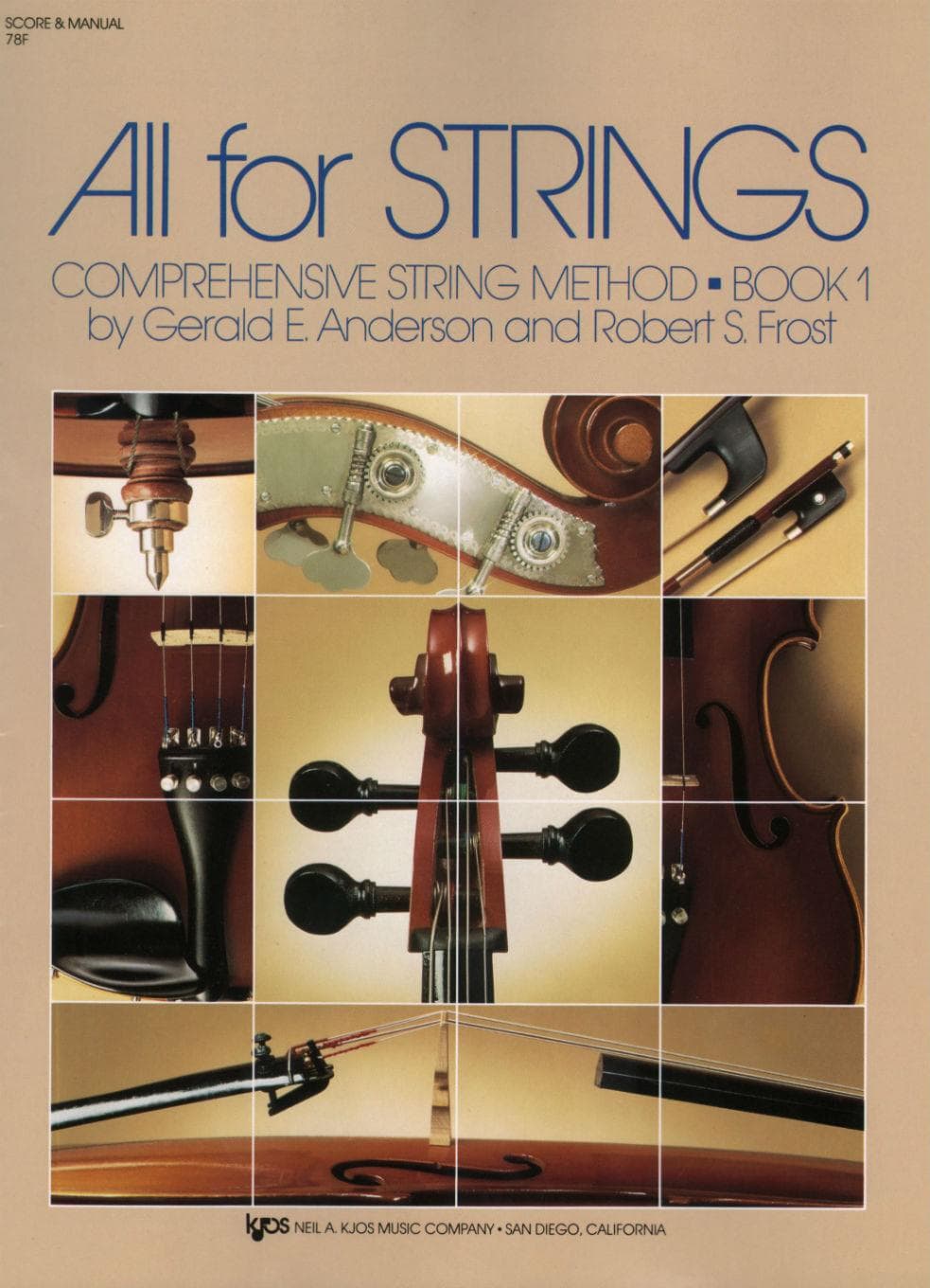 All For Strings Comprehensive String Method - Book 1 Score by Gerald E Anderson and Robert S Frost