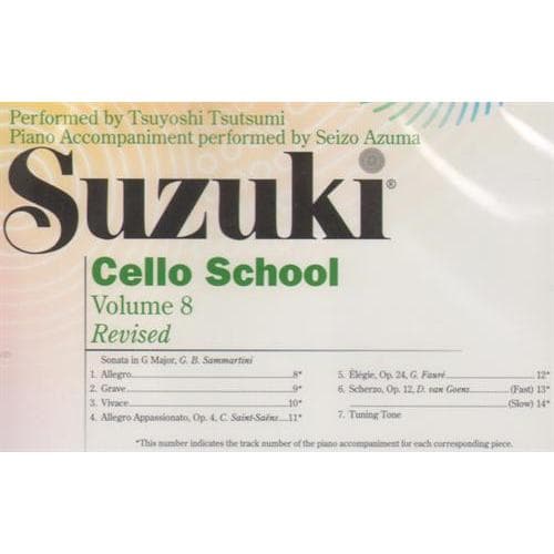Suzuki Cello School CD, Volume 8, Performed by Tsutsumi