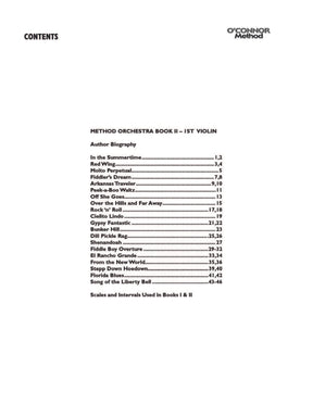 O'Connor Method for Orchestra - Book II - Violin 1 Part - Digital Download