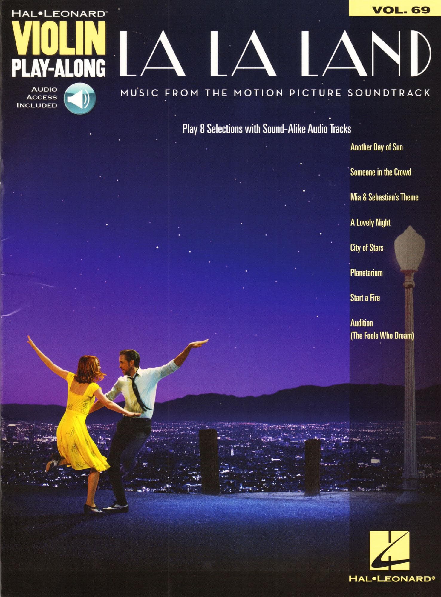 La La Land - 8 Songs from the Motion Picture Soundtrack - Play-Along Vol. 69 - for Violin with Online Audio - Hal Leonard