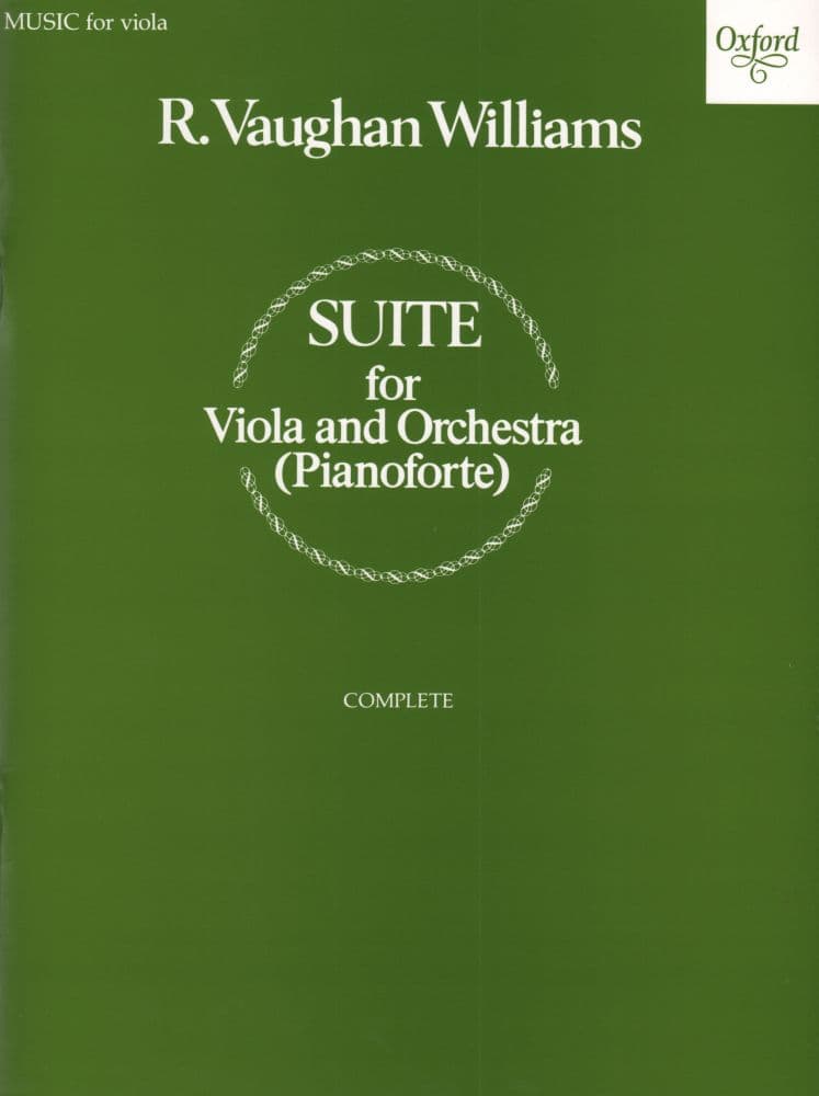 Vaughan Williams, Ralph - Suite For Viola and Piano Published by Oxford University Press