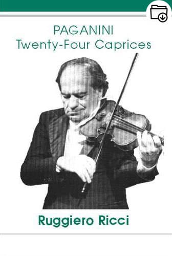Ruggiero Ricci Paganini 24 Caprices DVD