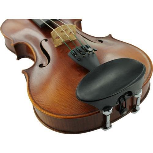 Flesch Ebony Violin Chinrest - Hill Clamps with No Hump