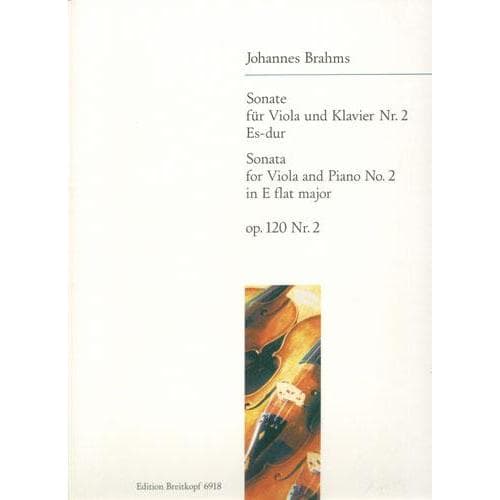 Brahms, Johannes - Sonata No 2 In E-Flat Major Op 120 for Viola and Piano - Breitkopf and Haertel Edition