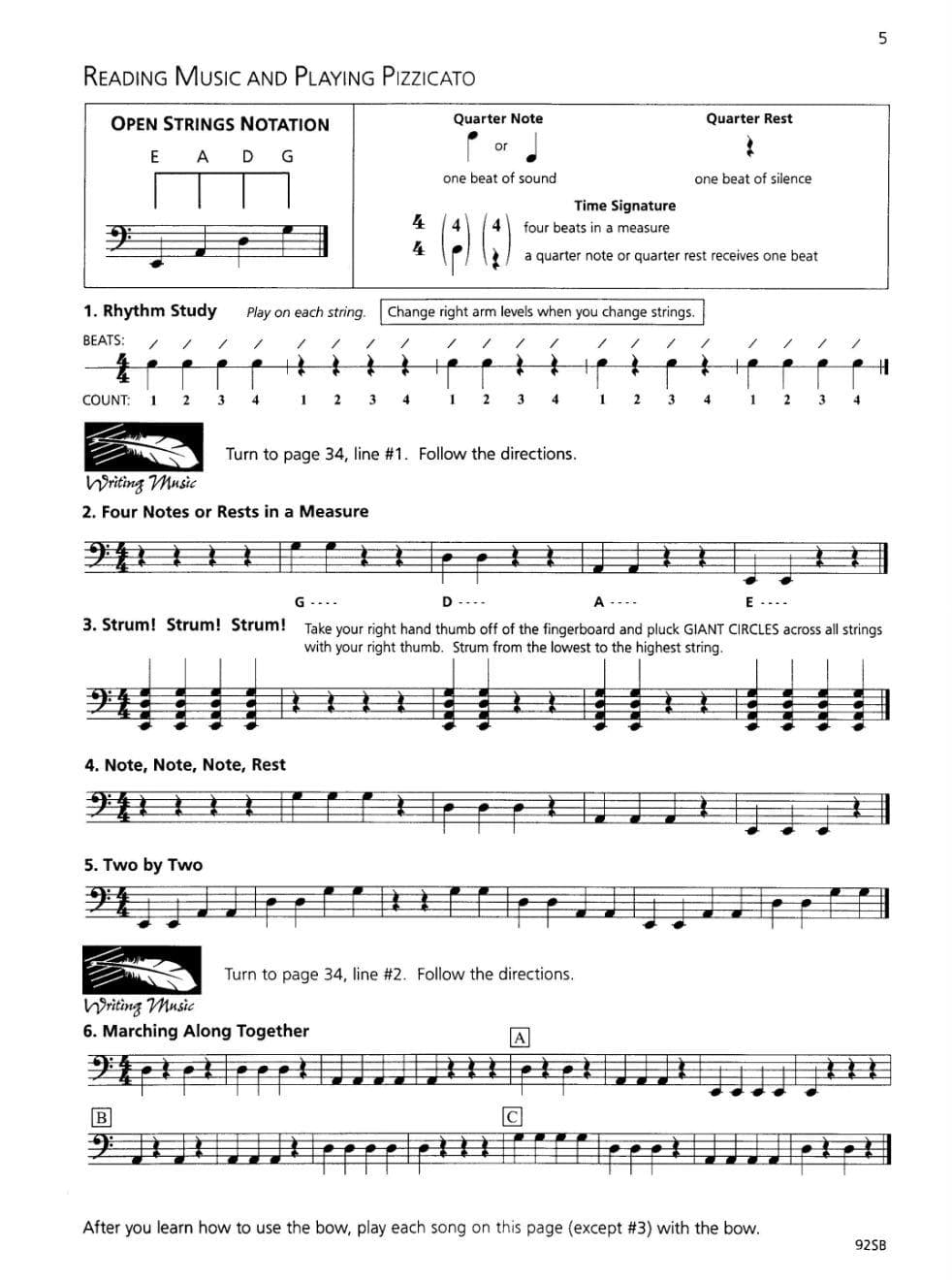 Spotlight On Strings, Level 1, Bass By Doris Gazda Edited by Albert L Stoutamire Published by Neil A Kjos Music Company