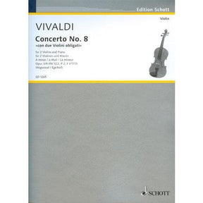 Vivaldi, Antonio - Concerto in a minor, Op 3, No 8, RV 522 - Two Violins and Piano - edited by Tivadar Nachéz - Schott Edition