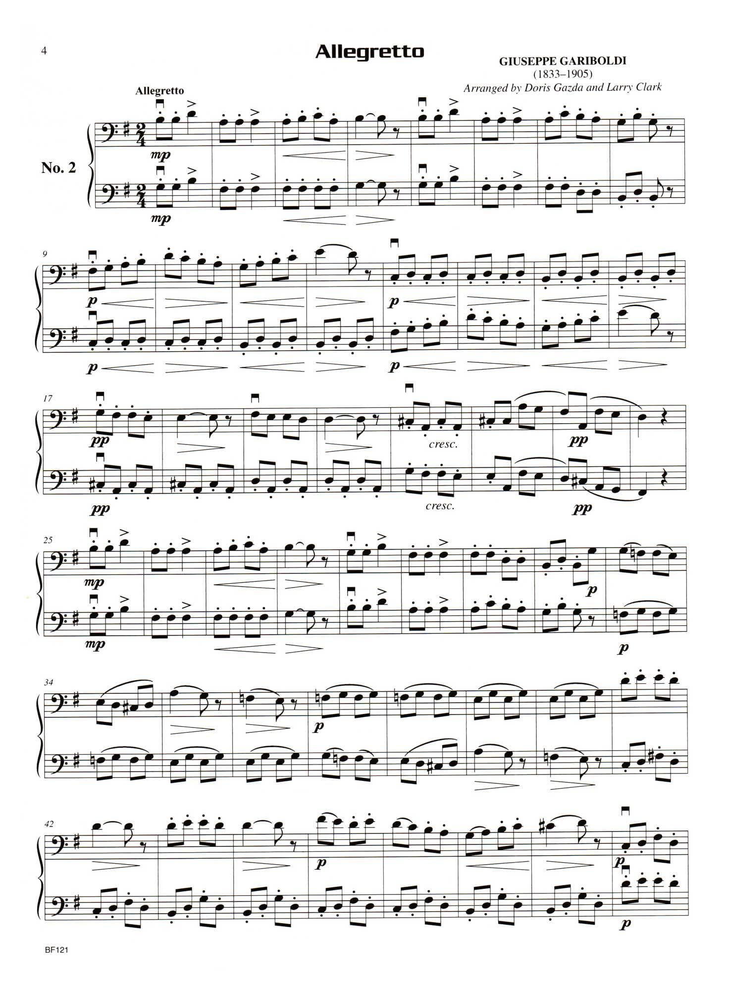 Gazda / Clark - Compatible Duets for Strings Volume II - Bass - Carl Fischer