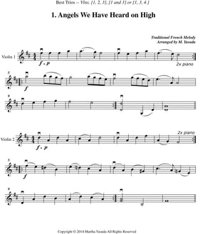 Yasuda, Martha - Christmas Melodies for Violin Ensemble..."Let's Have FUN!" - Digital Download