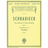 Schradieck - School of Viola Technics - Book 1 Published by G Schirmer