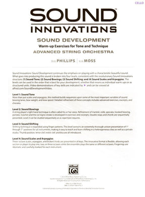 Sound Innovations - Sound Development - Advanced String Orchestra - Cello - Phillips and Moss - Alfred