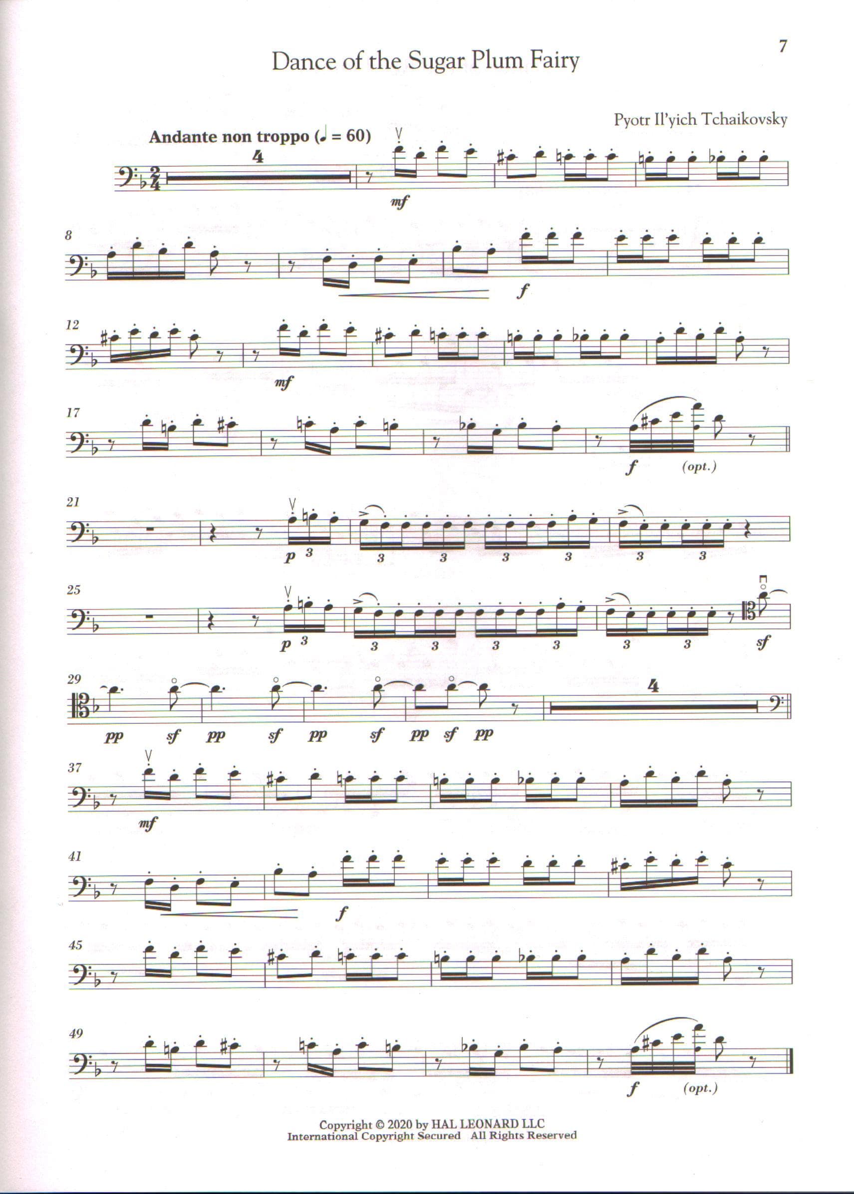 The Nutcracker for Classical Players Cello-Piano