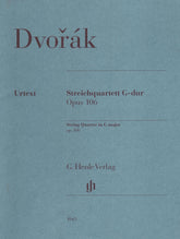 Dvorak, Antonin - String Quartet in G major - Opus 106 - Parts Only - Edited by Peter Jost - G Henle Verlag URTEXT