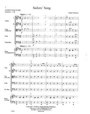 Williams-Sailor's Song Score and Parts