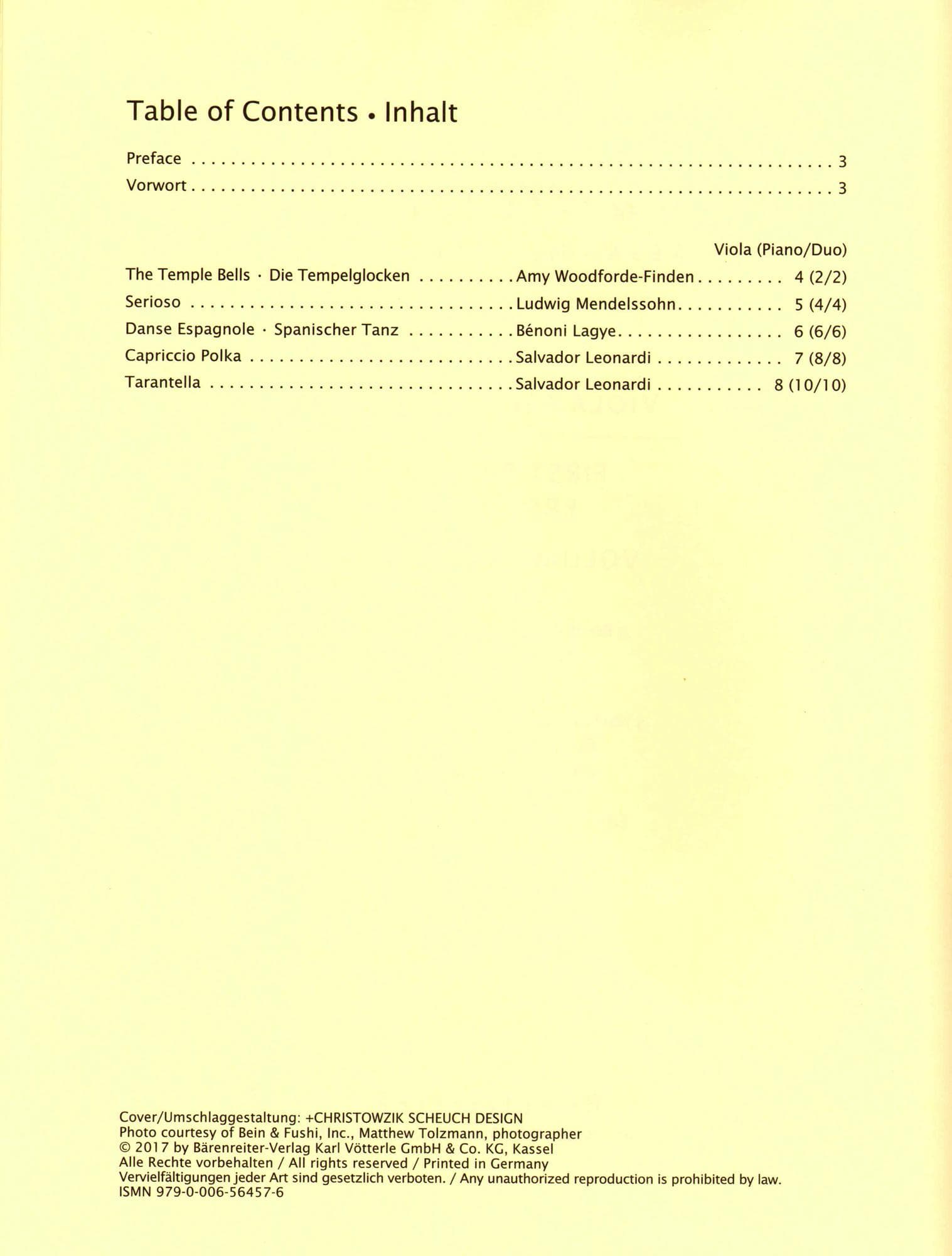 Sassmannshaus Viola Recital Album Volume 4