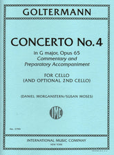 Goltermann, G. - Concerto No. 4 in G Major, Op. 65 - For Cello (with Optional Cello Accompaniment) - edited by Daniel Morganstern and Susan Moses - International Edition