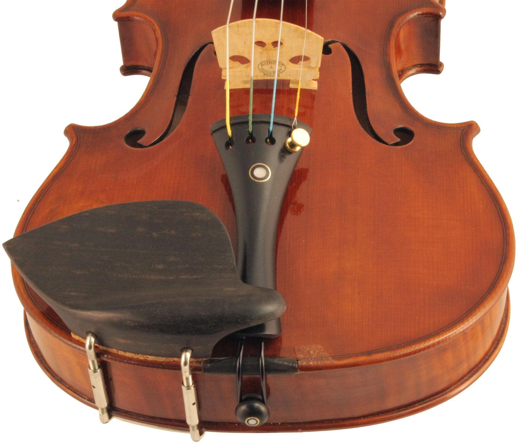 Vintage German Violin Chinrest by Götz - Morawetz Style - Ebony - Standard Clamp